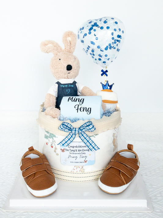 Stork Baby GiftsSignature One Tier Diaper Cake - OT011