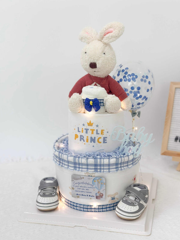 Stork Baby GiftsSignature Two Tiers Diaper Cake - TT002