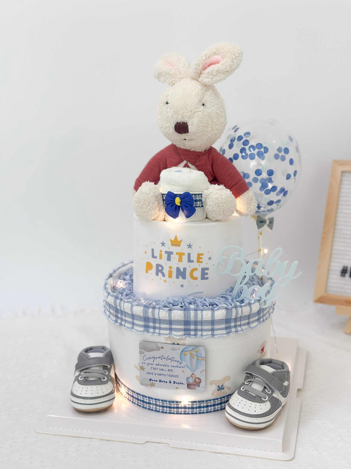 Stork Baby GiftsSignature Two Tiers Diaper Cake - TT002