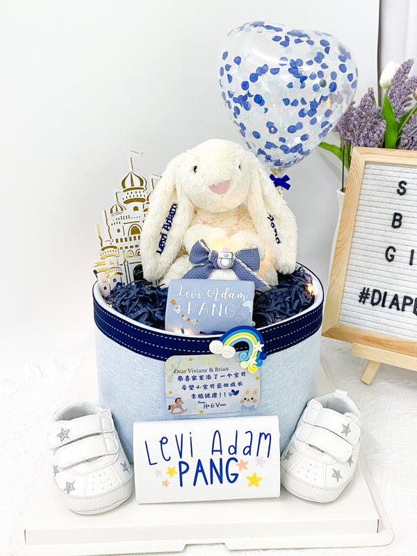 Stork Baby GiftsSignature One Tier Diaper Cake - OT005