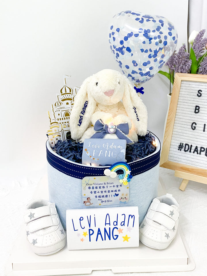 Stork Baby GiftsSignature One Tier Diaper Cake - OT005