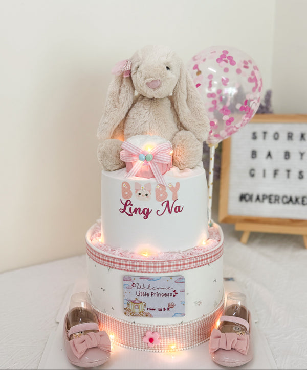 Signature Two Tiers Diaper Cake - TT020