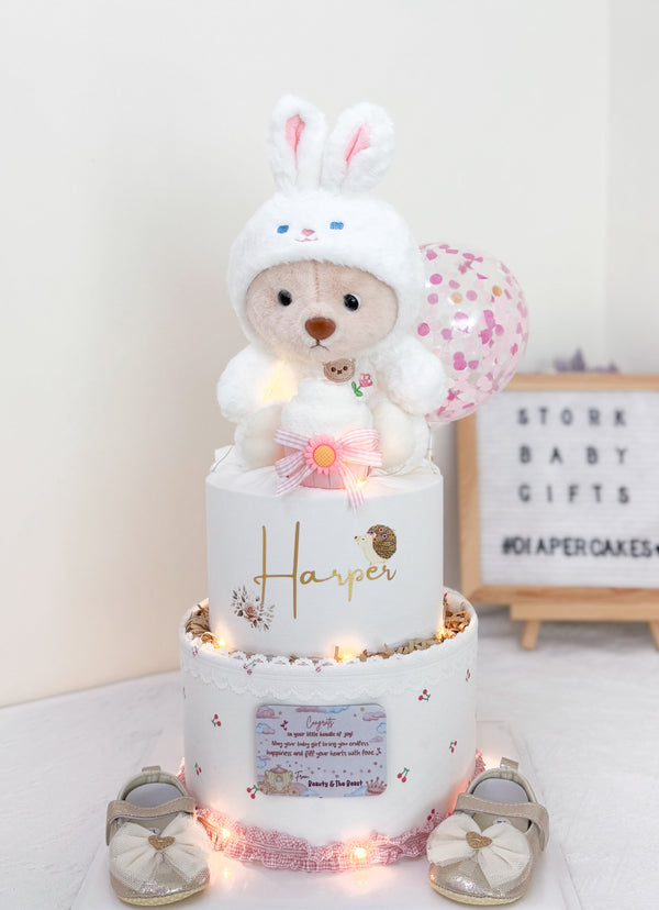 Signature Two Tiers Diaper Cake - TT042