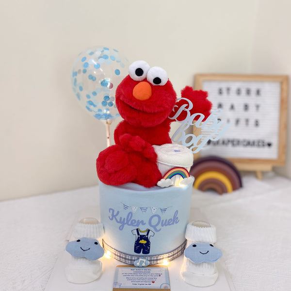 Mini Diaper Cake - Mini050 [Elmo]