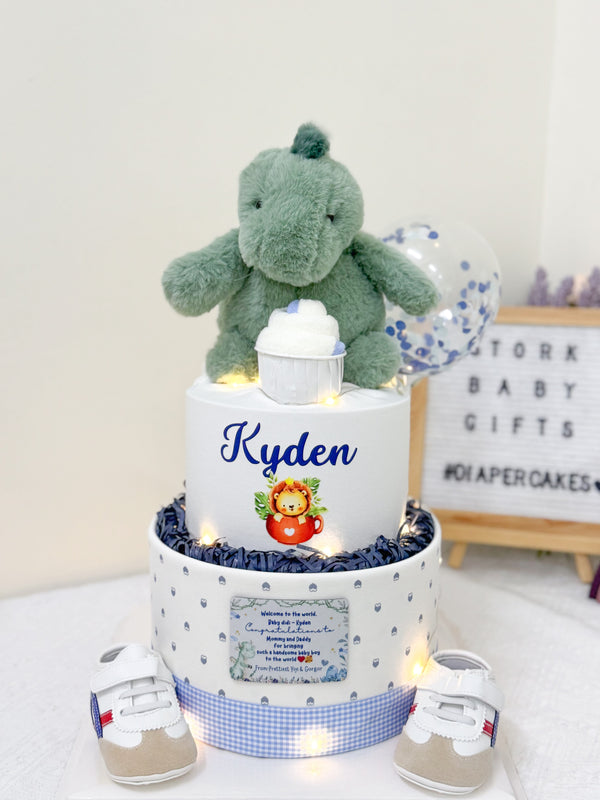 Signature Two Tiers Diaper Cake - TT051
