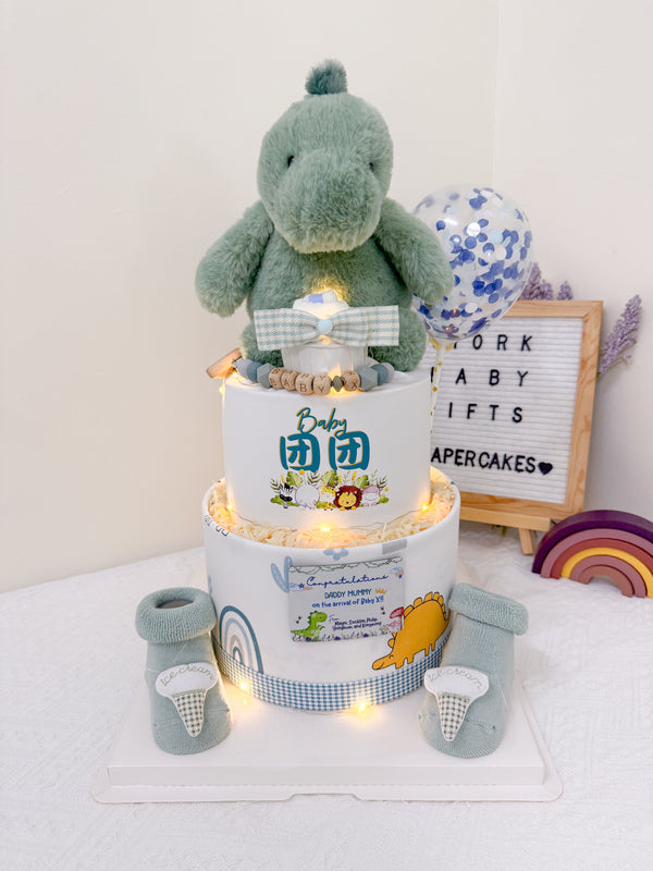 Signature Two Tiers Diaper Cake - TT052