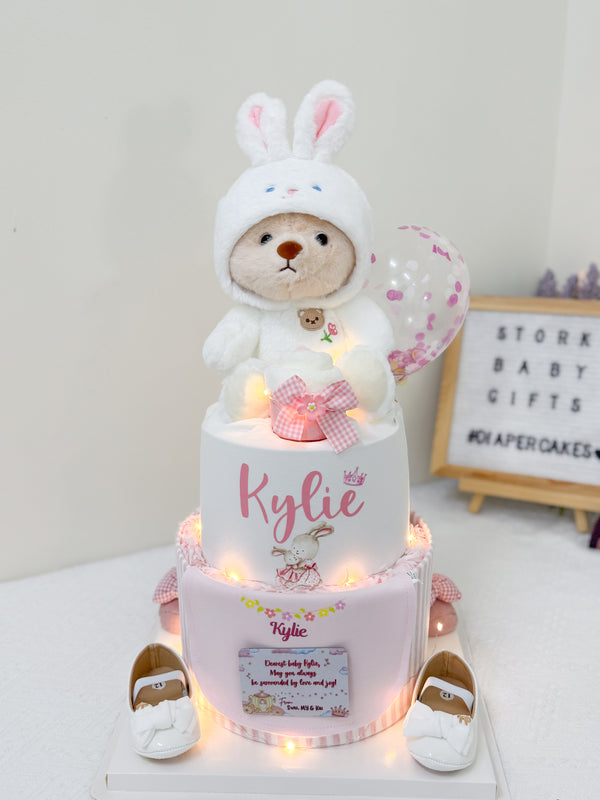 Signature Two Tiers Diaper Cake - TT025