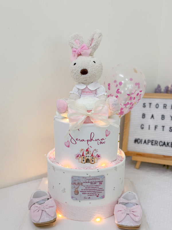 Signature Two Tiers Diaper Cake - TT043