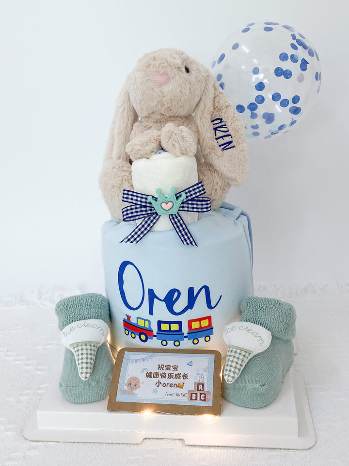 Stork Baby GiftsMini Diaper Cake - Mini001