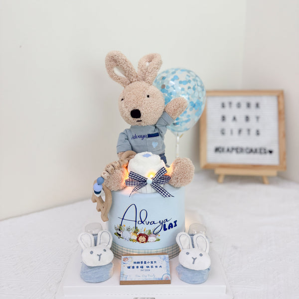 Mini Diaper Cake - Mini030 [Sugar Bunny]