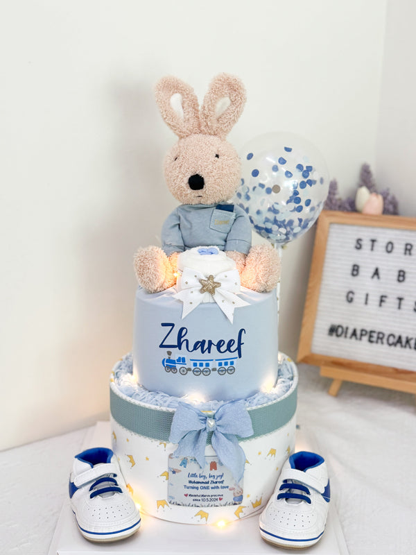 Signature Two Tiers Diaper Cake - TT012