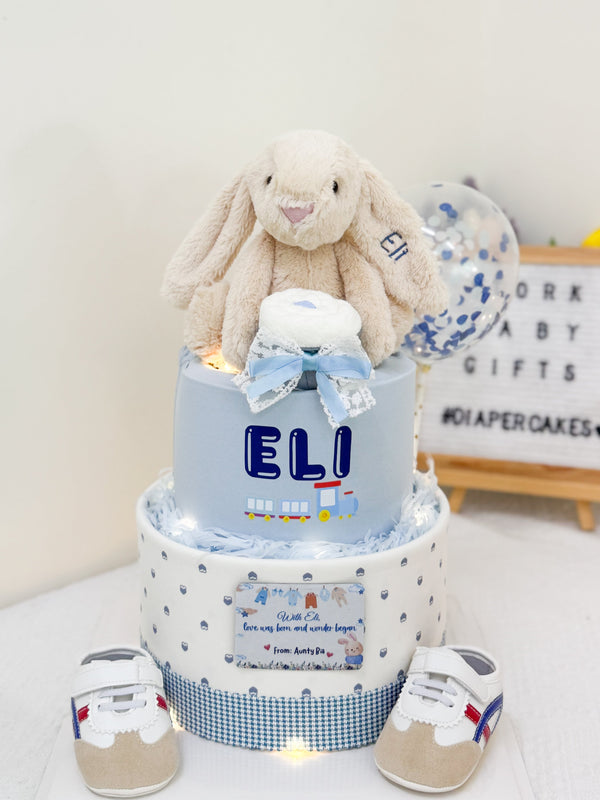 Signature Two Tiers Diaper Cake - TT002