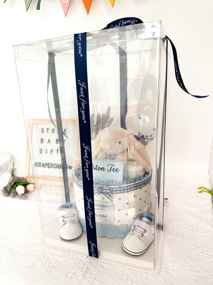 Stork Baby GiftsSignature One-Tier Diaper Cake