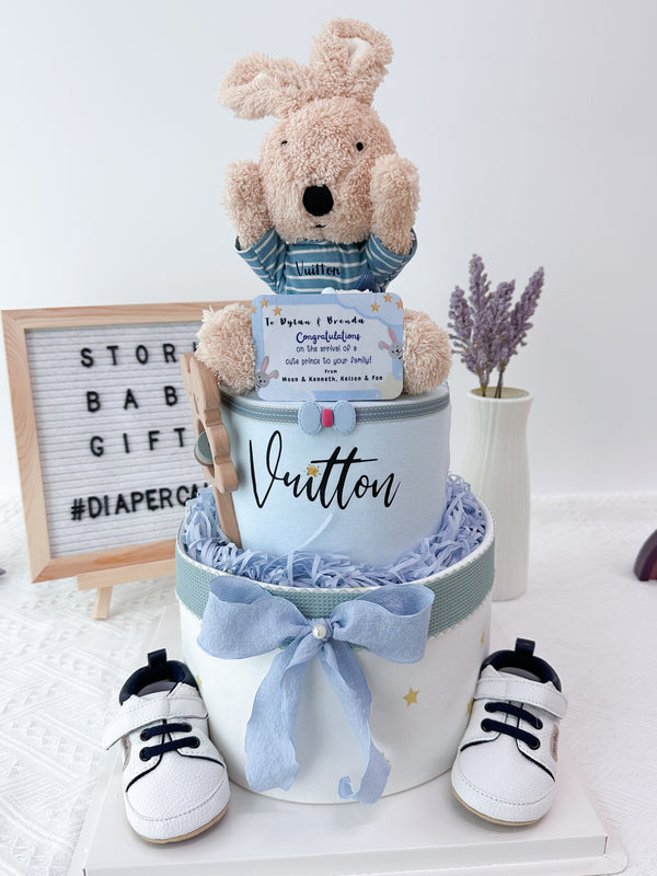 Signature Two Tiers Diaper Cake - TT016