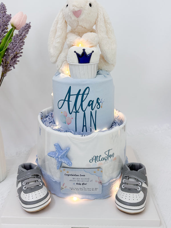 Signature Two Tiers Diaper Cake - TT030