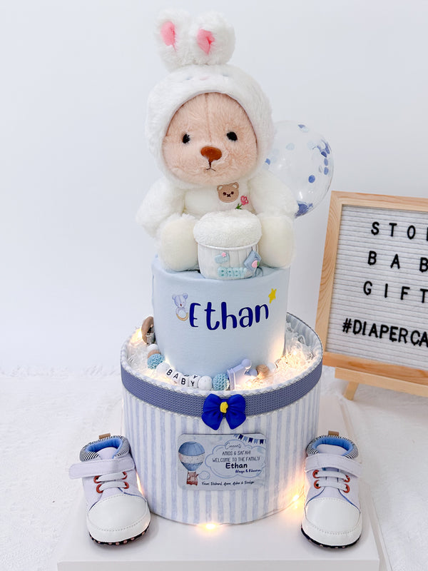 Signature Two Tiers Diaper Cake - TT032