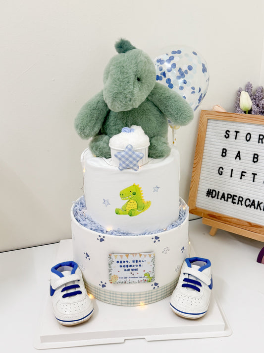 Signature Two Tiers Diaper Cake - TT004