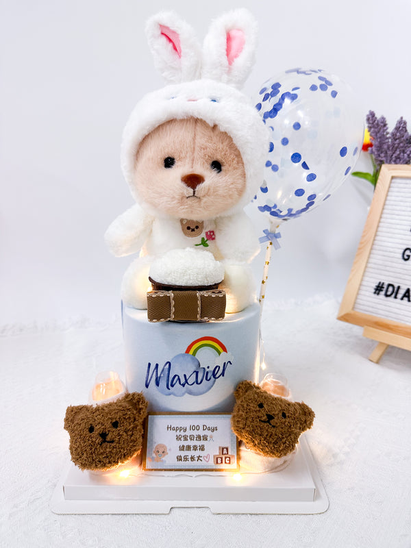 Stork Baby GiftsMini Diaper Cake - Mini009