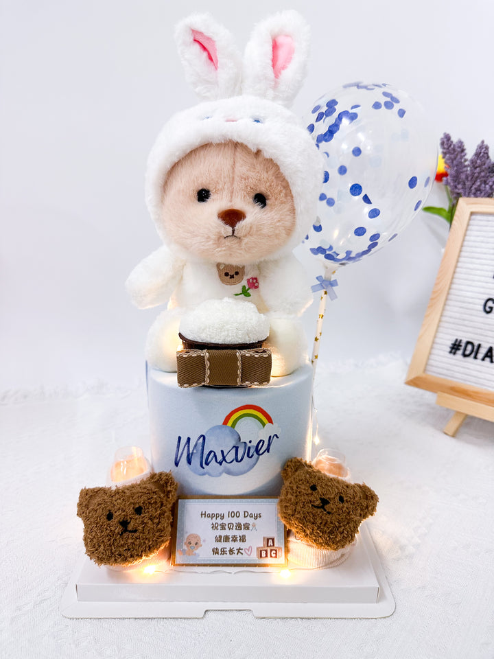 Stork Baby GiftsMini Diaper Cake - Mini009