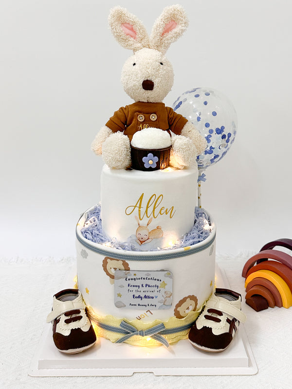 Signature Two Tiers Diaper Cake - TT031